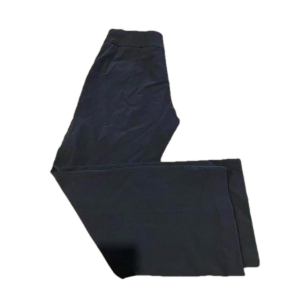 Mondo Canada Ladies Size 10 Wide Leg Trouser Pants Stretch Black